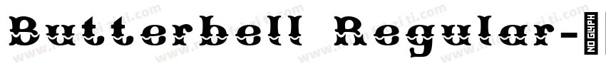Butterbell Regular字体转换